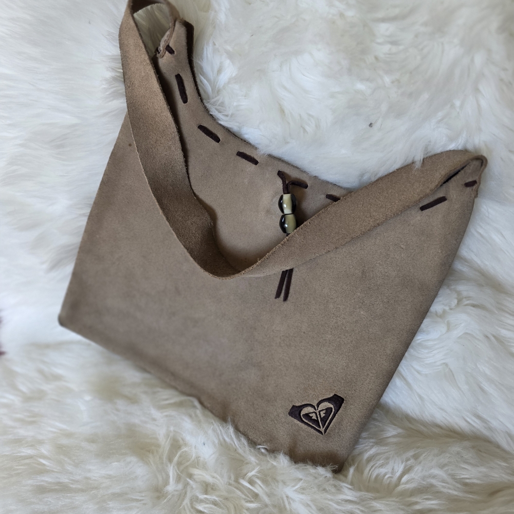 Roxy Tan Suede Bag